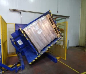 retourneur de palettes conditionnement GELIN logistique bretagne