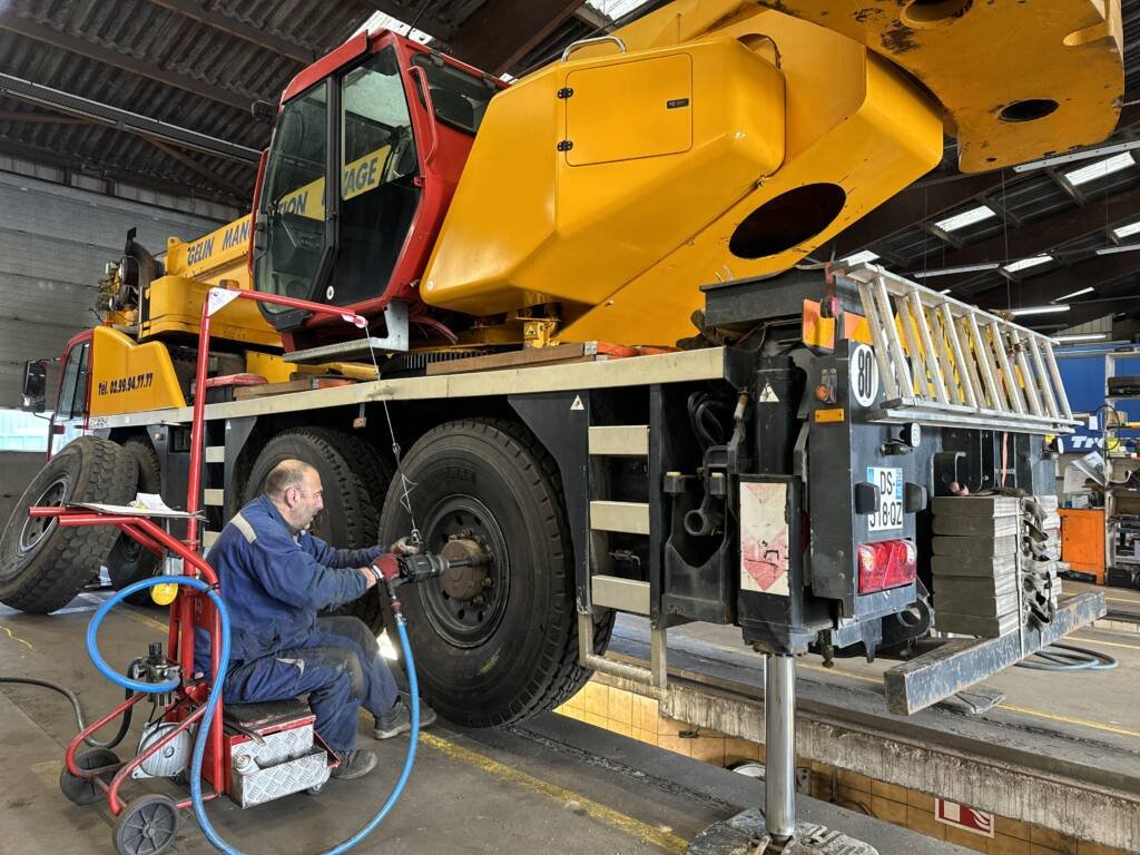 pneumatique grue gelin ateliers rechappement