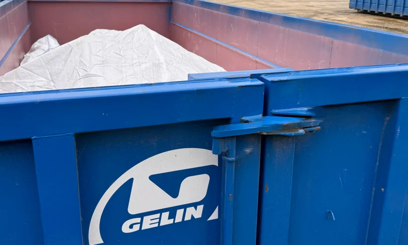 ADR caisson amiante GELIN transport location