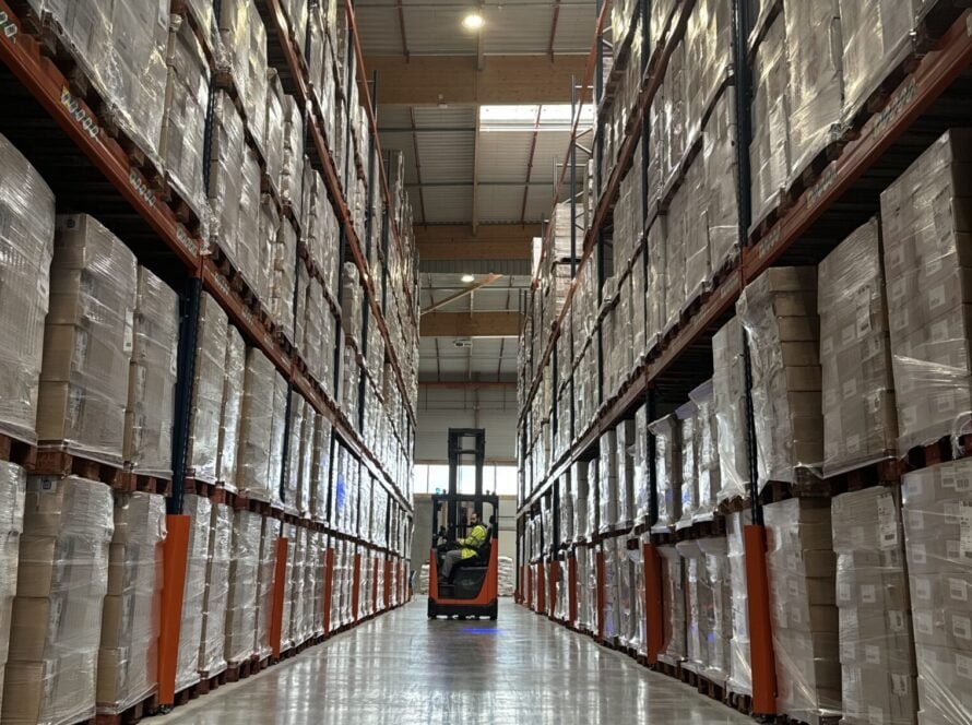 logistique plateforme bretagne palette GELIN