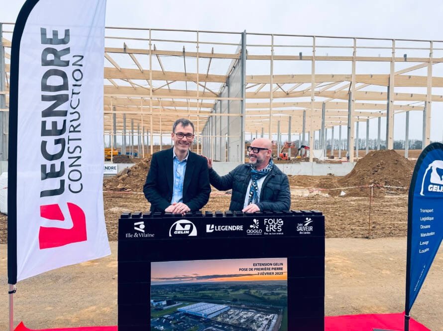 logistique, supply chain, A84, Premiere pierre GELIN legendre