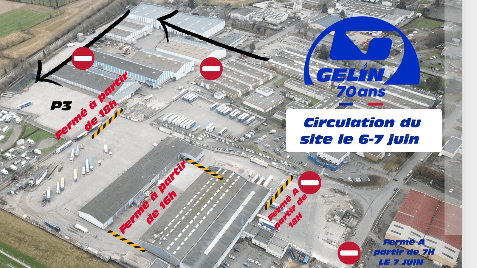 Plan de circulation GELIN